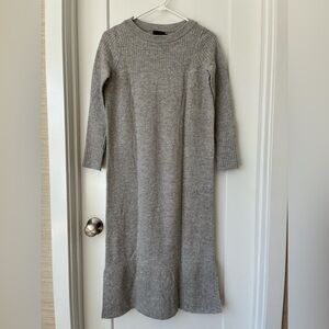 Hatch Maternity Gray Dress 100% Merino Wool